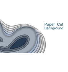 Paper Cut Topography 3d Background Relief Map