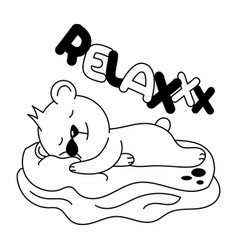 Relaxing Bear