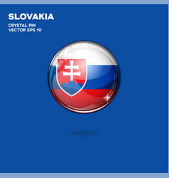 Slovakia Flag 3d Buttons