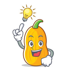 Have An Idea Butternut Squash Mascot Cartoon