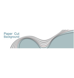 Paper Cut Topography Background 3d Layers Blue