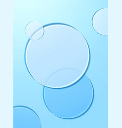 3d Minimalist Clear Blue Backdrop