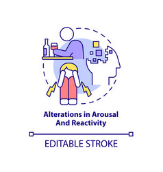 Alterations In Arousal And Reactivity Concept Icon