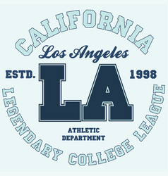 California T-shirt Fashion Design Elements