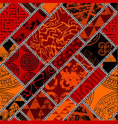 Ethnic Tribal Pattern Seamless Art Image