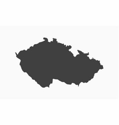 Map Czech Template Outline Country