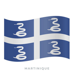 Martinique Waving Flag Icon