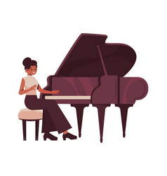 Musician Woman Playing Piano