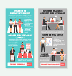 Business Training Vertical Banners