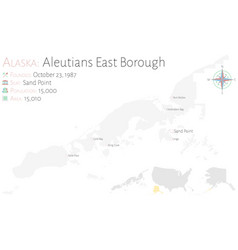 Map Aleutians East Borough In Alaska