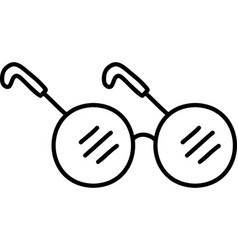 Hand Drawn Round Glasses