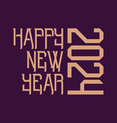 Happy New Year 2024 Abstract Purple And Brown