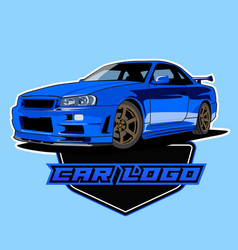 Jdm Car Logo Template Design