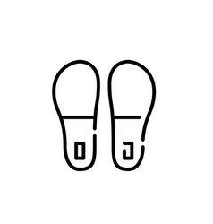 Pair Of Hotel Slippers Pixel Perfect Editable