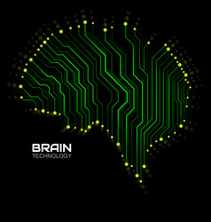 Technological Brain Circuit Board Abstract