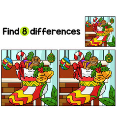 Christmas Stocking Find The Differences