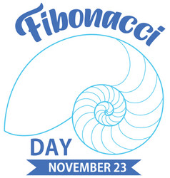 Fibonacci Day Poster Design