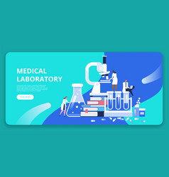 Medical Laboratory Research With Microscope