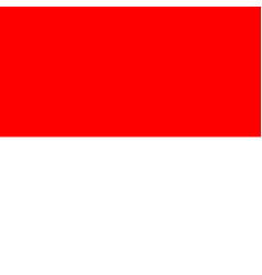 Square Flag Of Indonesia