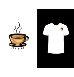 Tea Time T Shirt Design