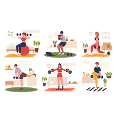 Home Workout Flat Design