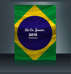 Brazil Flag Brochure