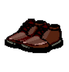 Brown Man Shoes Game Pixel Art