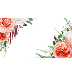 Floral Watercolor Bouquet Frame Border Design