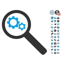 Search Gears Tool Icon With Free Bonus