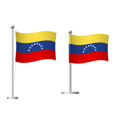 Venezuela Flag On Pole Icon