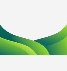 Wave Green Gradient Background Abstract Design