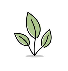 Leaves Icon Isolated