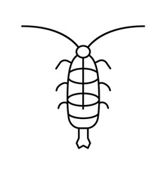 Zooplankton Ocean Line Icon