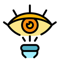 Optometry Surgery Icon Color Outline