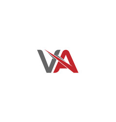 Abstract Letter Va Modern Logo Design