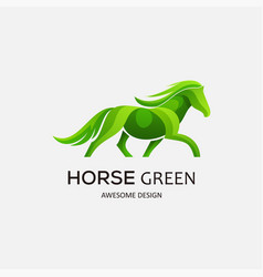 Horse Logo Design Colorful Design