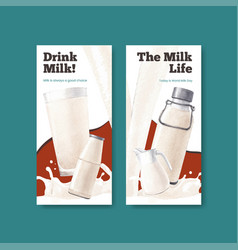 Instagram Template With World Milk Day