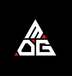 Mog Triangle Letter Logo Design