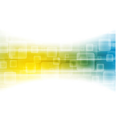 Yellow Blue Shiny Tech Background