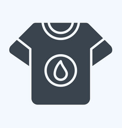 Icon Tshirt Stain Related To Laundry Symbol Glyph