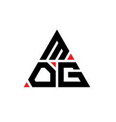 Mog Triangle Letter Logo Design