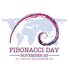 Fibonacci Day Poster Design