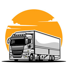 Trailer Cargo Truck Icon