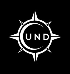 Und Abstract Technology Logo Design On Black