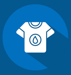 Icon Tshirt Stain Related To Laundry Symbol Long