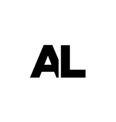 Letter A And L Al Logo Design Template Minimal