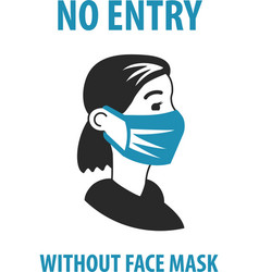 No Entry Without Face Mask