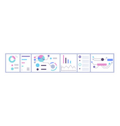 Graphs Charts With Abstract Business Data