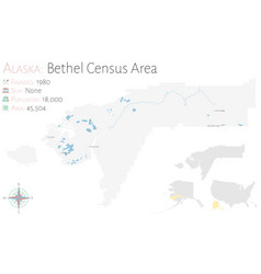 Map Bethel Census Area In Alaska