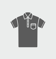 Mens Polo T Shirt Icon On A Background